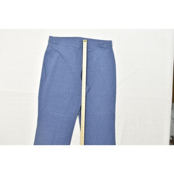 L.L. Bean Women's Plus Size 1X REG Blue Cotton Blend Trousers 252076 Lycra spand - Picture 6 of 8